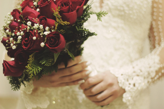 rose bouquet classic red